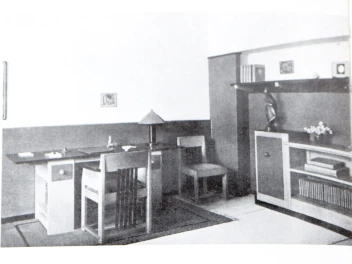 Art Deco Modernist Desk or Writing Table by Hendrik Wouda for Pander, 1920s